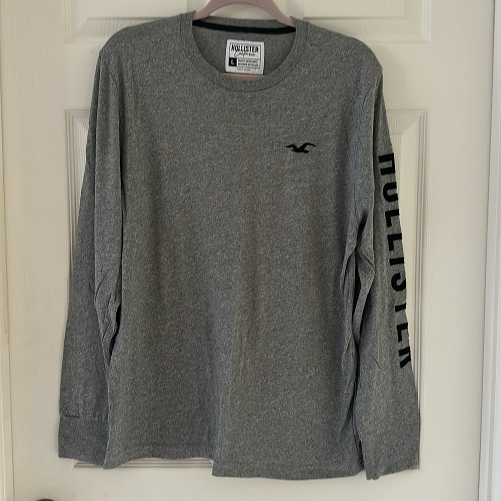 Men’s Hollister grey long sleeve